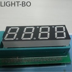 شاشة LED مكونة من سبعة أجزاء مكونة من أربعة أرقام 100-120mcd لعرض ساعة الميكروويف LED