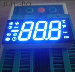 شاشة LED ثلاثية الأجزاء 7 أرقام مخصصة 47 × 22 × 9 مم الأبعاد الخارجية