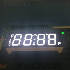 شاشة LED سوداء مكونة من 4 أرقام من 7 أجزاء ، أبيض فائق الطباخ لطباخ الغاز