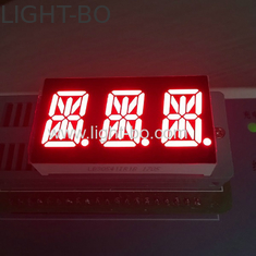 شاشة LED ثلاثية الأرقام مكونة من 14 مقطعًا حمراء داكنة للوحة العدادات
