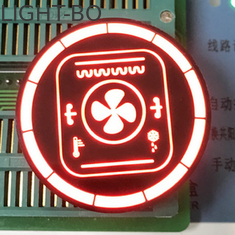 شاشة LED دائرية مخصصة مكونة من 7 أجزاء للتحكم في درجة الحرارة