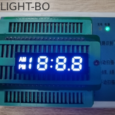 شاشة LED مقاس 0.25 بوصة مكونة من 7 أرقام ومكونة من 7 أجزاء بيضاء فائقة للساعة