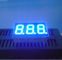 شاشة LED رقمية مقاس 0.36 بوصة ، شاشة LED زرقاء من 7 قطاعات 80mcd - 100mcd