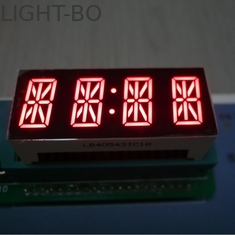 4 أرقام 7 الجزء الأبجدي الرقمي شاشة LED مشرق لوحة العدادات