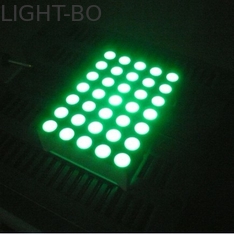 5x7 الأخضر النقي مصفوفة نقطة 3MM مصابيح الصمام تتحرك رسالة علامات