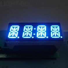 7 الجزء 4 أرقام الأبجدية شاشة LED عالية السطوع لوحة العدادات