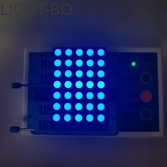 أزرق ساطع 14 دبابيس 635 نانومتر 100mcd 5x7 شاشة LED مصفوفة نقطية