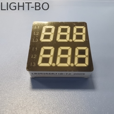 شاشة LED بارتفاع 18 ملم 7 أجزاء 80 ميجا واط خط مزدوج 4 أرقام للوحة العدادات