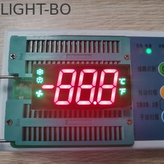 شاشة عرض LED ثلاثية الأرقام 635 نانومتر ارتفاع 17 مم لوحدة تحكم الثلاجة