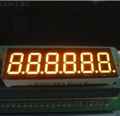 سعر جيد 9.2mm الكاثود المشترك 6 أرقام 7 الجزء شاشة LED لمؤشر لوحة الصك الانترنت