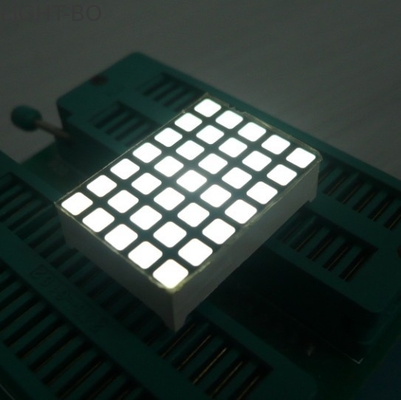 سعر جيد شاشة LED ذات مصفوفة نقطية بيضاء 5 × 7 شاشة LED عالية الكفاءة للبرمجة الانترنت
