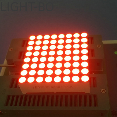 سعر جيد 3mm Red Dot Matrix LED Display 32x64dot AC100-240V مدخل 18PIN أقل من 600W / m2 استهلاك الطاقة الانترنت