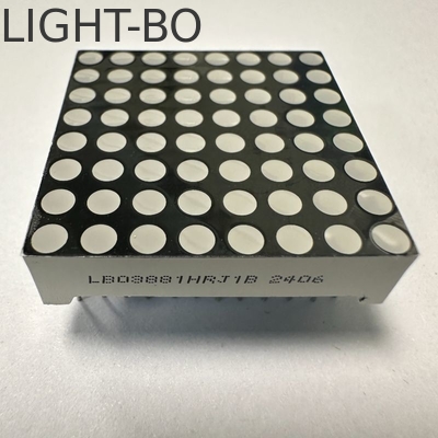 سعر جيد أداء لجهاز تحديد التشغيل للكاميرا LED للكاميرا ثنائي اللون الأحمر / الأخضر 3mm 8 * 8 DOT مصفوفة Anode مشتركة للإشارات المتحركة الانترنت