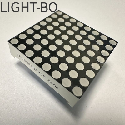 سعر جيد لونين أحمر/ أخضر 3mm 8*8 DOT المصفوفة المثبتة أداء عادي عازل LED العرض للعلامات المتحركة الانترنت