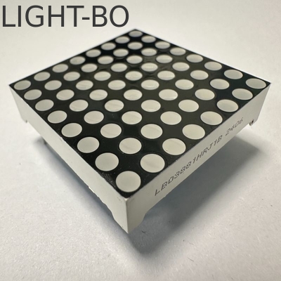 سعر جيد شاشة الكاثود LED ثنائي اللون الأخضر / الأحمر 3mm 8 * 8 DOT Matrix Stabilizer الأداء للإشارات المتحركة الانترنت