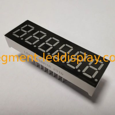 سعر جيد شاشة LED ذات 6 أرقام 0.36 بوصة ذات 7 أقسام، تستخدم على نطاق واسع في لوحة الأجهزة الانترنت