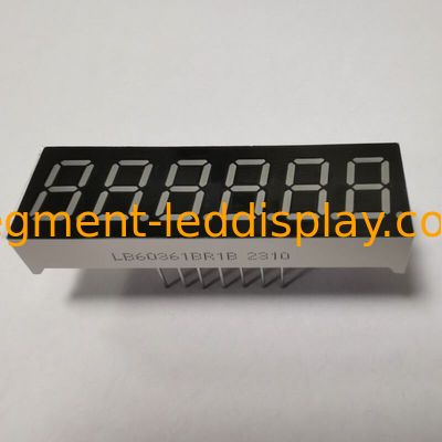 سعر جيد شاشة LED زرقاء ذات 6 أرقام 0.36 بوصة 7 قطاعات ، تستخدم على نطاق واسع لوحة الأجهزة الانترنت