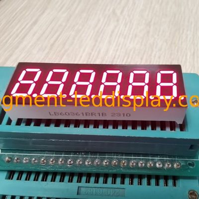 سعر جيد شاشة LED بيضاء ذات 6 أرقام 0.36 بوصة 7 شرائح ، تستخدم على نطاق واسع لوحة الأجهزة الانترنت