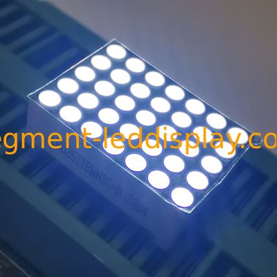 سعر جيد شاشة LED بيضاء لامعة للغاية 0.7 بوصة 1.9mm 5 X 7 DOT Matrix الانترنت