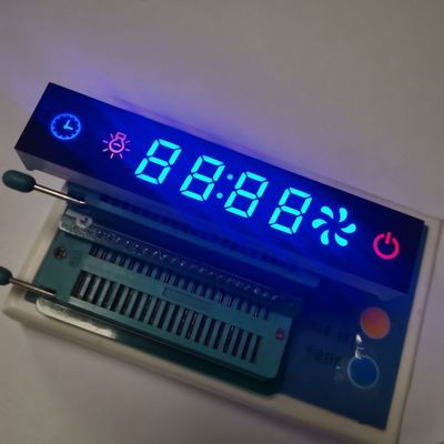 سعر جيد Customized Blue/ Red/Yellow 7 Segment LED Display Module for Kitchen Hood Control الانترنت