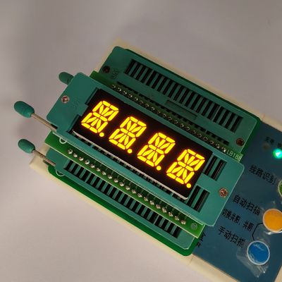 سعر جيد Ultra Bright Yellow 4 Digit 16 Segment Alphanumeric LED Display for Instrument Panel الانترنت