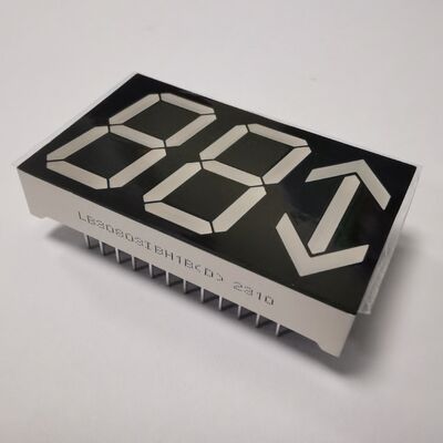 سعر جيد شاشة LED ذات الأنبوب الأزرق الساطع للغاية 0.8 بوصة (22.0 ملم) 3 أرقام + سهم 7-قطعة عامة للكهرباء / مؤشرات الطابق الانترنت