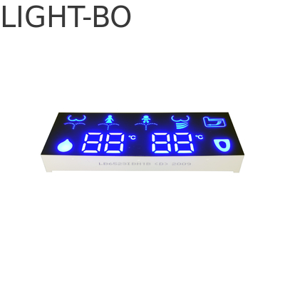 4 أرقام 20mA 9.8mm شاشة LED مخصصة للمرحاض الذكي
