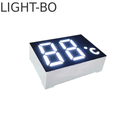 سعر جيد 2 عرض الصمام 7 أرقام الشاشة LED فائقة مشرق اللون الأبيض 120-140mcd كثافة مضيئة الانترنت