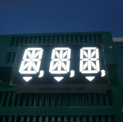 سعر جيد شاشة LED ثلاثية الأبعاد ذات أربعة قطاعات بيضاء للمؤشرات الرقمية الانترنت