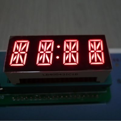 سعر جيد 4 أرقام الحروفية والرقمية 7 قطعة LED العرض الأحمر الساطع 14 قطعة لوحة الأجهزة متصل