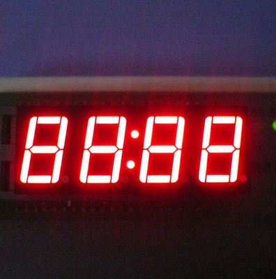 سعر جيد 4 أرقام 7 قطعة شاشة LED 14.2mm (0.56 بوصة) Anode/Cathode Super Red المشترك لوحة الأجهزة متصل