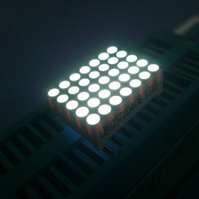 سعر جيد شاشة عرض LED مصفوفة نقطية مرنة عالية الإضاءة 0.7 بوصة 5x7 للوحة الرسائل متصل