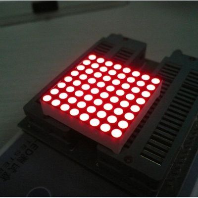 شاشة LED عالية الوضوح الحمراء 8X8 DOT المصفوفة 3mm لمؤشر الرفع