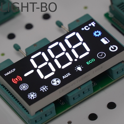 سعر جيد شاشة LED ذات ثلاثة أرقام ذات سبعة أقسام ذات لون أبيض مشرق للغاية مخصصة لثلاجة / مجمد الانترنت