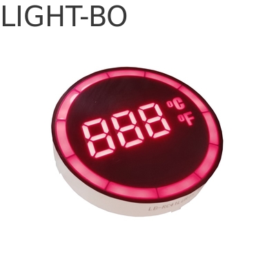 شاشة LED خارجية 0.67 بوصة 8 أرقام باللون الأزرق الأصفر الأخضر مع زاوية مشاهدة 360 درجة