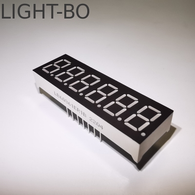 13.8mm رقم 14 شريحة شاشة LED مع شاشة بلاستيكية حمراء فائقة الوضوح