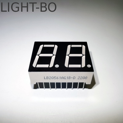شاشة LED بلاستيكية فائقة الوضوح الحمراء 13.8mm 0.54'