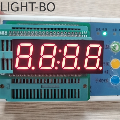 سعر جيد شاشة LED رخيصة ذات كاثود أحمر مشرق فائق الأرقام أربعة أرقام سبعة أجزاء الانترنت