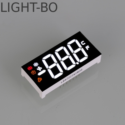 شاشة LED ذات ثلاثة أرقام ذات سبعة أقسام للجهاز التحكم في درجة الحرارة