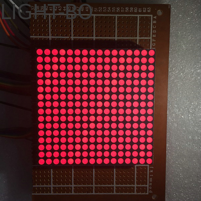 سعر جيد الإضاءة الداخلية / الخارجية الكاثودية المشتركة 3 ملم صفراء LED Dot Matrix Display 18 PIN الانترنت