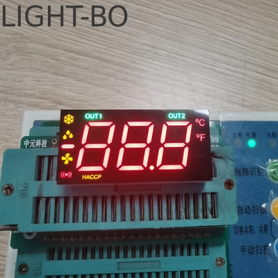 عدة ألوان مخصصة 3 رقم 7 قطعة LED العرض الكاثودية المشتركة صف واحد دبوس