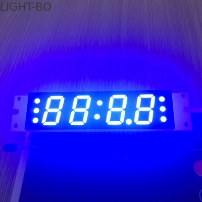 الأنود المشترك LED مخصص العرض 4 أرقام 7segment منخفضة الحالية للإذاعة / الصوت