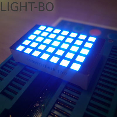 شاشة LED عالية الوضوح 5x7 نقطة مصفوفة بالقطرات مع معدل تحديث عالي و -20 °C إلى 70 °C