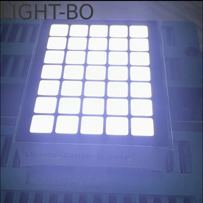 سعر جيد شاشة 5x7 بيضاء نقطة مصفوفة LED مع 3mm قطر الانترنت