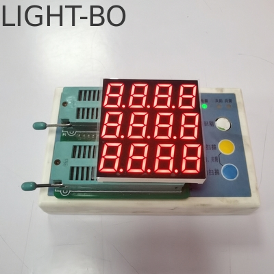 سعر جيد الشاشة الحمراء الزاهية الثلاثة الصف أربعة أرقام 7 قطعة LED للمعدات التحكمية الانترنت