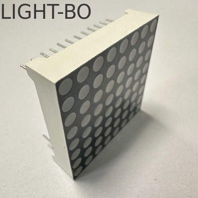 شاشة LED ثنائية الألوان الخضراء / الحمراء 3mm 8 * 8 DOT Matrix Stabler Performance للعلامات المتحركة