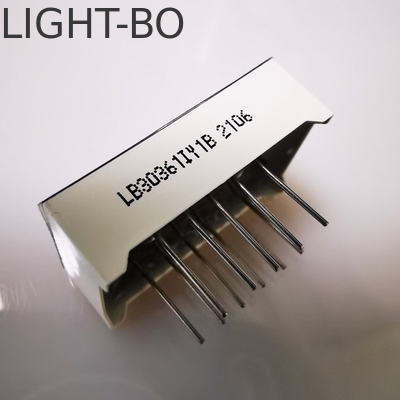 كاثود عادي ضوء عالي أمبر 7 قطعة 3 رقم 9.2 مم شاشة LED لقطب المقياس
