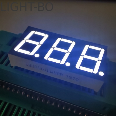 سعر جيد شاشة LED ذات السطح الرمادي الأبيض المشرق 7 قطعة 3 أرقام 14.2 ملم الكاثود المشترك لمراقب درجة الحرارة الانترنت