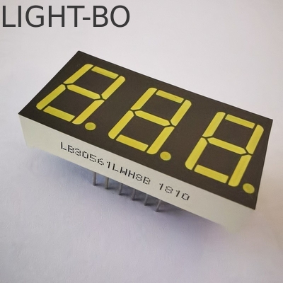 شاشة LED Ultra Bright White Grey السطح 7 قسم 3 رقم 14.2 ملم الكاثود الشائع لمراقب درجة الحرارة