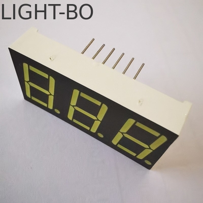 شاشة LED مشتركة من نوع Anode Ultra Bright White Grey Surface 7 Segment 3digit 14.2mm لجهاز التحكم في درجة الحرارة